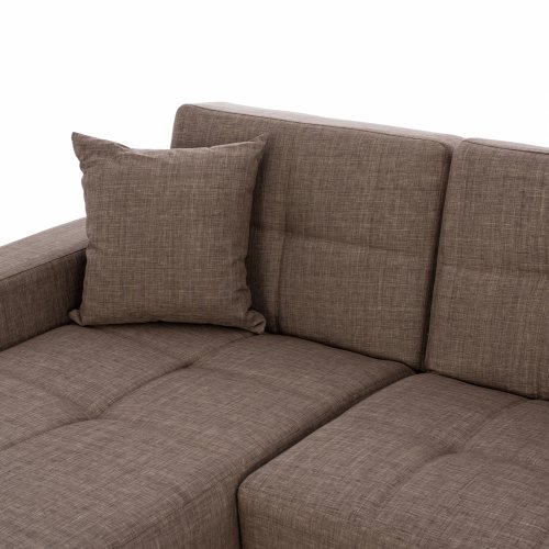 ECKSOFA "CAIDEN" BEIGE 224x152x80 cm WW3190.03