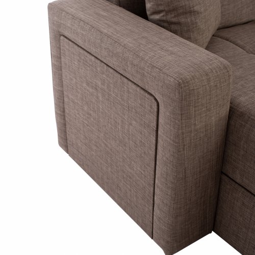 ECKSOFA "CAIDEN" BEIGE 224x152x80 cm WW3190.03