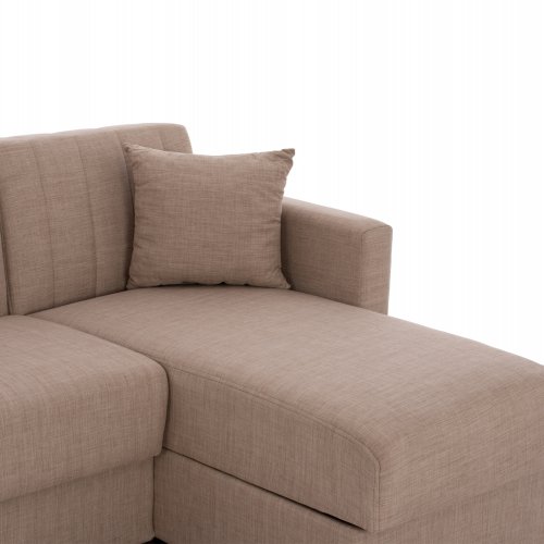 Ecksofa, 200x133x77cm, beige