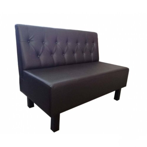 AMERICAN DINERBANK / GASTRONOMIE / LOUNGESOFA / SITZBANK / DINERMÖBEL/BRAUN