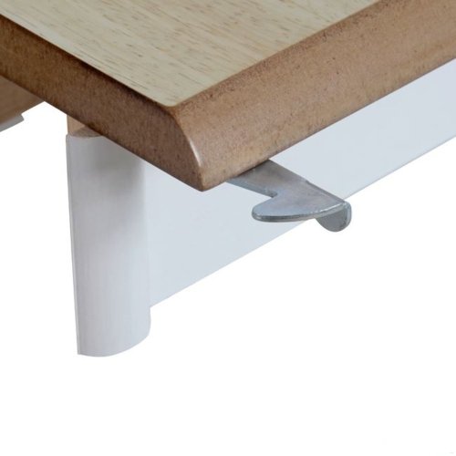 Holztisch Weiß 150 (+30) x 90 x 75 cm