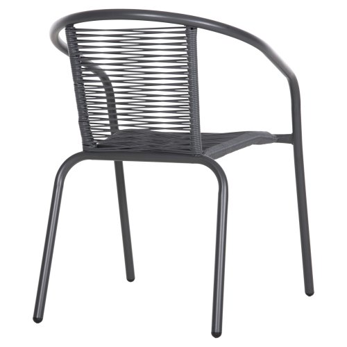 ΠΟΛΥΘΡΟΝΑ ΜΕΤΑΛΛΟ ΓΚΡΙ-ΣΥΝΘ. RATTAN ΓΚΡΙ 54x61x75Υεκ.