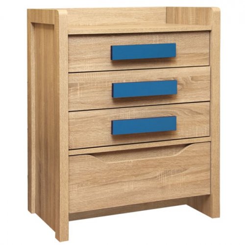 Schublade "Playroom Sonama" with 4 Drawers in blau 63x40x80cm