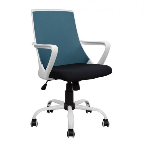 Bürodrehstuhl Polypropylen blau und weiß