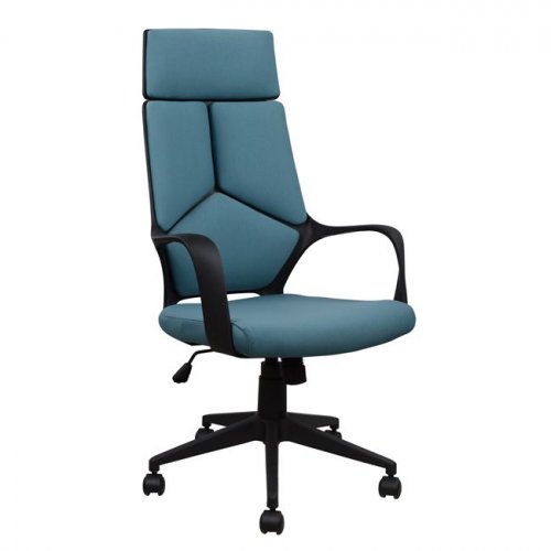 Bürodrehstuhl Polypropylen schwarz blau-grau