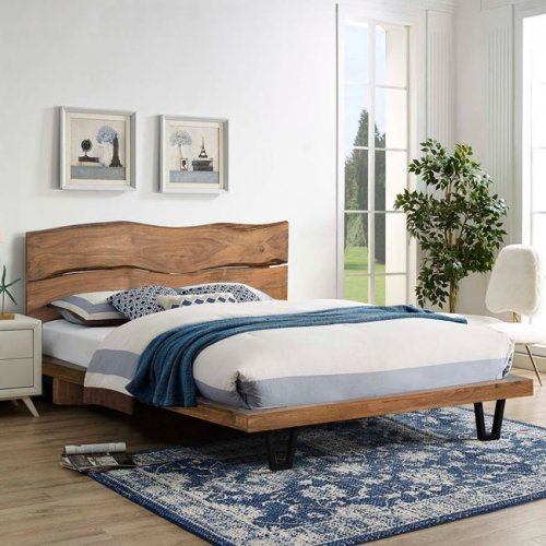 Bett "Nicole" aus Akazienholz 160x200 WW8218