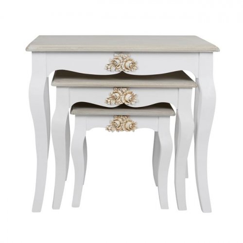 Beistelltische Set MELODY 53,5x34x47cm