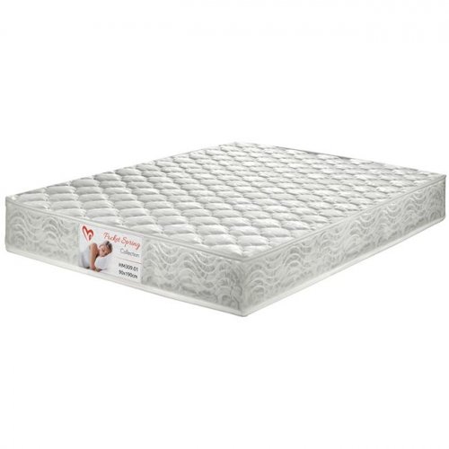 ΣΤΡΩΜΑ POCKET SPRING ΔΙΠΛΟ 150x200 ΔΙΠΛΗΣ ΟΨΗΣ WW309.05 (ROLL PACKING)