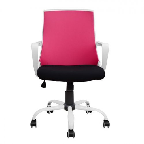 Bürodrehstuhl Polypropylen rosa und weiß