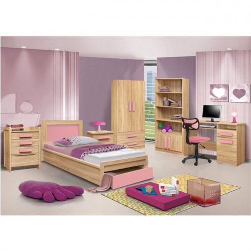 Nachttisch "Playroom Sonama" in pink 40Χ48Χ39cm