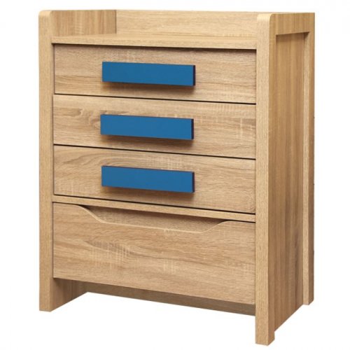 Schublade "Playroom Sonama" with 4 Drawers in blau 63x40x80cm