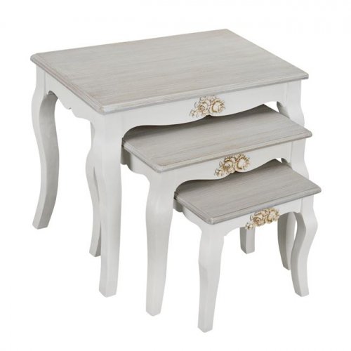 Beistelltische Set MELODY 53,5x34x47cm
