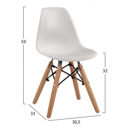 3er Set mit Kindertisch und Stühlen
