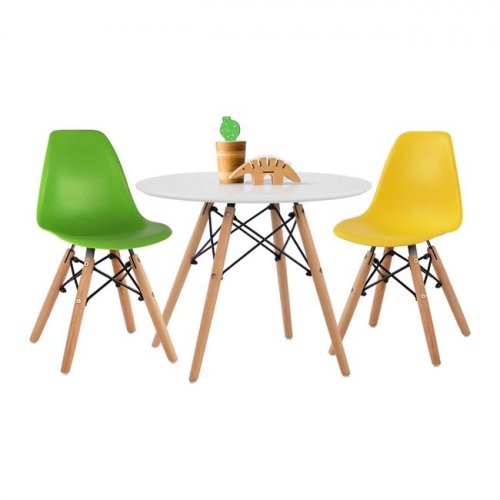 Set 3 pieces with kids table and chairs