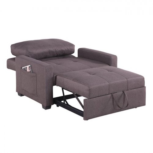 Sessel-Bett "Kanna" in braun