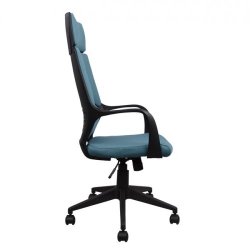 Bürodrehstuhl Polypropylen schwarz blau-grau