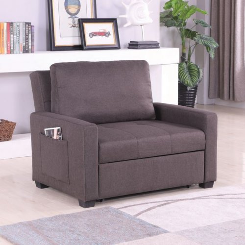 Sessel-Bett "Kanna" in braun