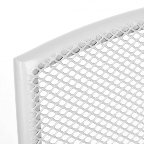 White metal chair 54x62x89H
