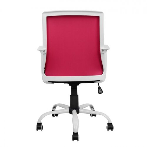 Bürodrehstuhl Polypropylen rosa und weiß