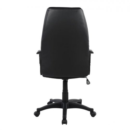 Bürodrehstuhl Kunstleder schwarz