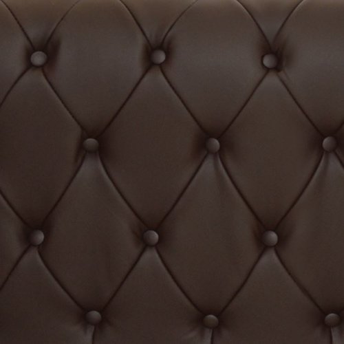 Bett "T. Chesterfield" mit Stauraum in braun PU WW321.01