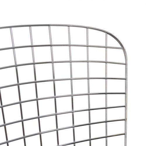 Barhocker aus Metall in Chrom