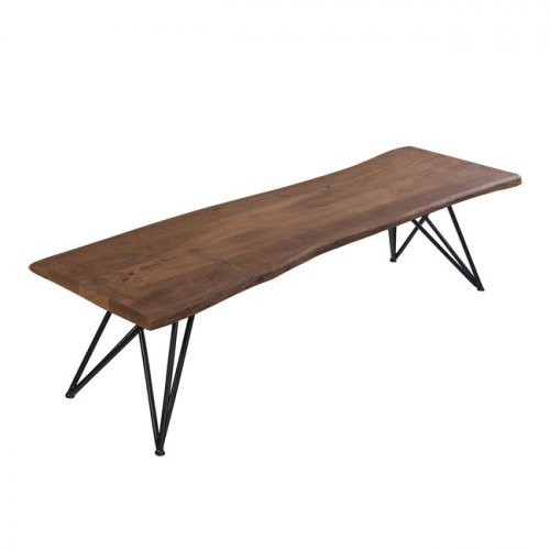 Bench in solid acacia wood | Country style 178x45x45 cm