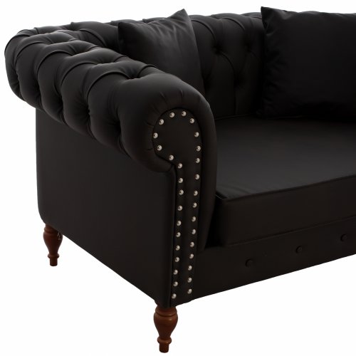 ΚΑΝΑΠΕΣ 2ΘΕΣΙΟΣ CIELLE ΣΕ ΧΡΩΜΑ ΚΑΦΕ 152x85x80 εκ. WW3184.03