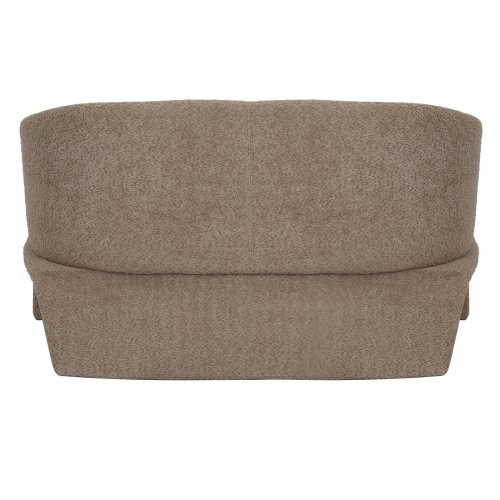 SOFA 2-SITZER BEIGER STOFF-METALLGESTELL 128x72x74Hcm