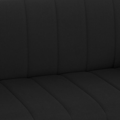 SCHLAFSOFA "ANDRI" 3-SITZER SCHWARZ 180x72x77 cm