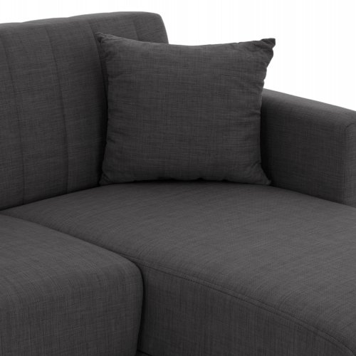 SCHLAFSOFA ECKE REVERSIBEL GRAU 200x133x77cm