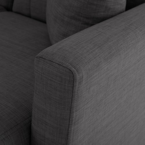 SCHLAFSOFA ECKE REVERSIBEL GRAU 200x133x77cm