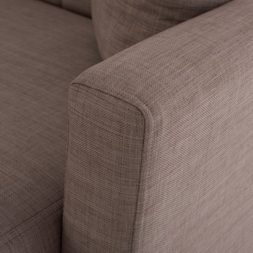 SCHLAFSOFA ECKE REVERSIBEL BRAUN 200x133x77cm