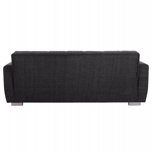 3-Sitzer-Schlafsofa in grau, 215 x 80 x 77 cm