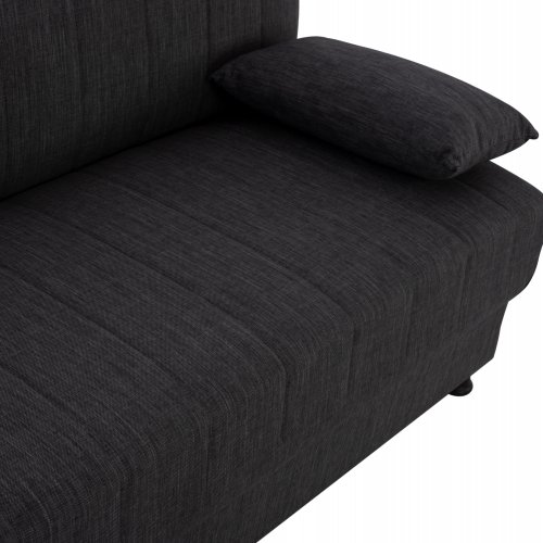 SCHLAFSOFA "ANDRI" 3-SITZER GRAU 180x72x77 cm