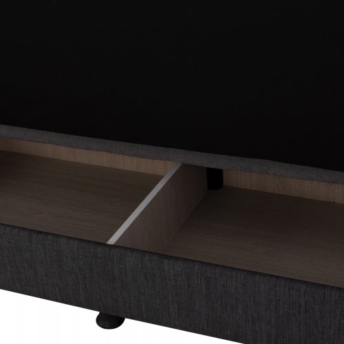 SCHLAFSOFA "ANDRI" 3-SITZER GRAU 180x72x77 cm