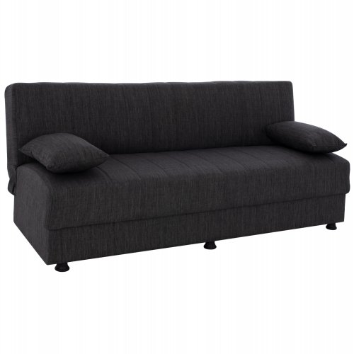 SCHLAFSOFA "ANDRI" 3-SITZER GRAU 180x72x77 cm
