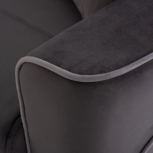 SCHLAFSOFA "PORTMAN" 2-SITZER IN GRAU 140x80x87 cm