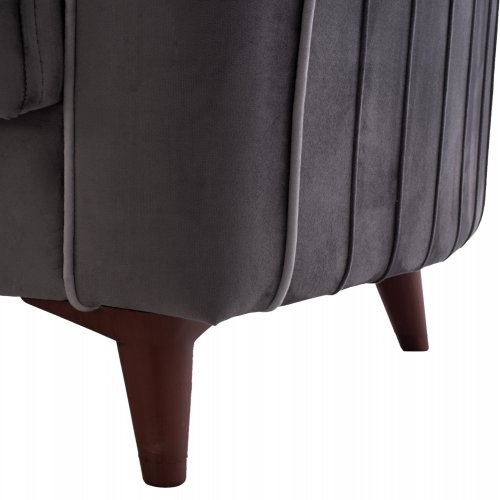 SCHLAFSOFA "PORTMAN" 2-SITZER IN GRAU 140x80x87 cm