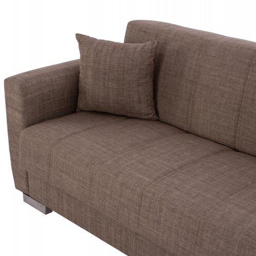 3-Sitzer-Schlafsofa in beige, 215 x 80 x 77 cm