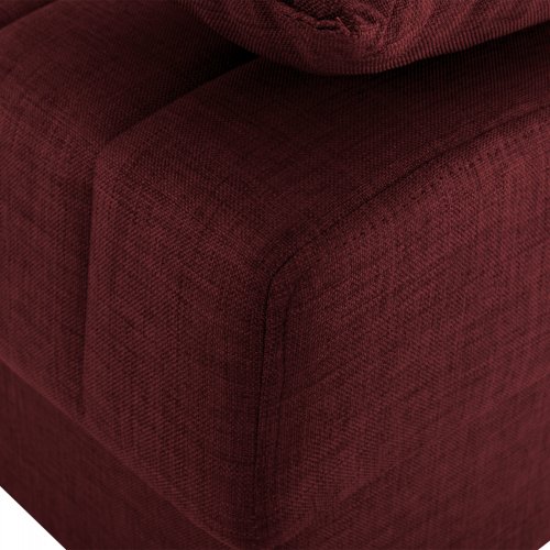 SCHLAFSOFA "ANDRI" 3-SITZER ROT 180x72x77 cm