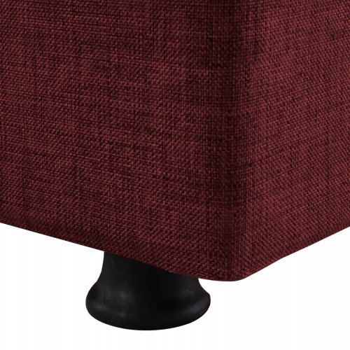 SCHLAFSOFA "ANDRI" 3-SITZER ROT 180x72x77 cm