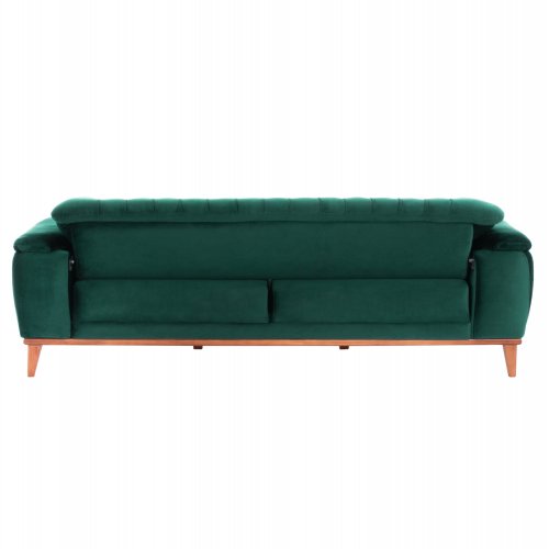 SCHLAFSOFA "BENNINGTON" 3-SITZER IN GRÜN 240x95x80 cm