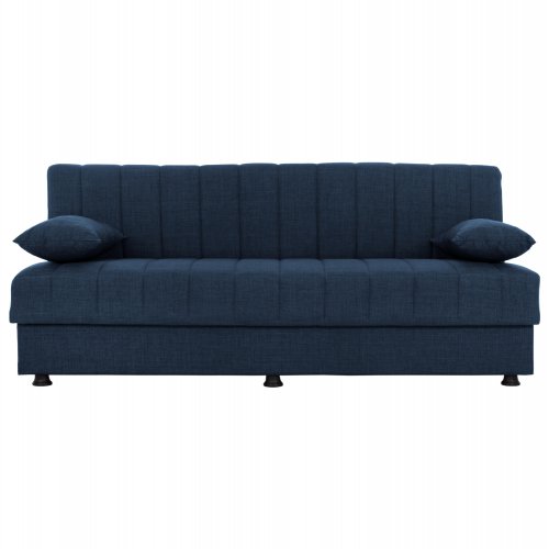 SCHLAFSOFA "ANDRI" 3-SITZER BLAU 180x72x77 cm