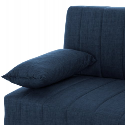 SCHLAFSOFA "ANDRI" 3-SITZER BLAU 180x72x77 cm