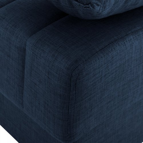 SCHLAFSOFA "ANDRI" 3-SITZER BLAU 180x72x77 cm