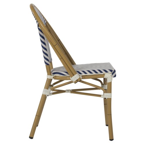 ΚΑΡΕΚΛΑ BAMBOO LOOK ΣΕ ΚΑΦΕ ΚΑΙ ΜΠΛΕ-ΛΕΥΚΗ ΕΠΕΝΔΥΣΗ 50x54x84,5Yεκ.