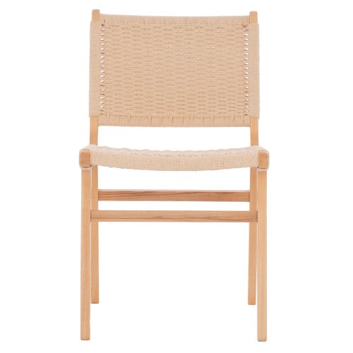 CHAIR IGNACIO RUBBERWOOD KNITTED NATURAL ROPE 50X60X87H