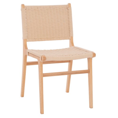 CHAIR IGNACIO RUBBERWOOD KNITTED NATURAL ROPE 50X60X87H