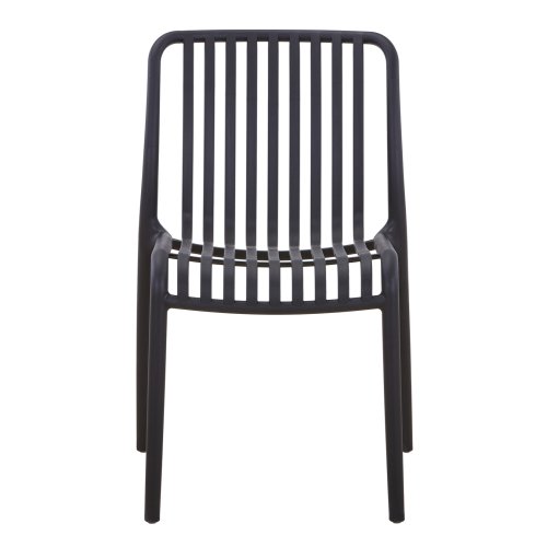 STUHL OUTDOOR CONVEE POLYPROPYLEN IN SCHWARZ 52,5x44,5x79Hcm